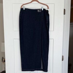 Express Denim Maxi Skirt